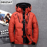 White Duck Down Parka Jacket Waterproof Warm Snow Winter Coat
