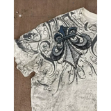 2000s Affliction Graphic Tee for Men – Grunge Wings Cotton T-Shirt Vintage Large Casual Shirt