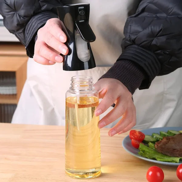 200ml and 300ml Oil Spray Bottle for Cooking Olive Oil and Vinegar - Himpall