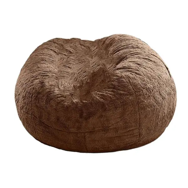 Giant Bean Bag Sofa Chair Cover - Large Relax Lounge Floor Seat & Futon (Cover Only No Filling) - Coffee 150x75cm