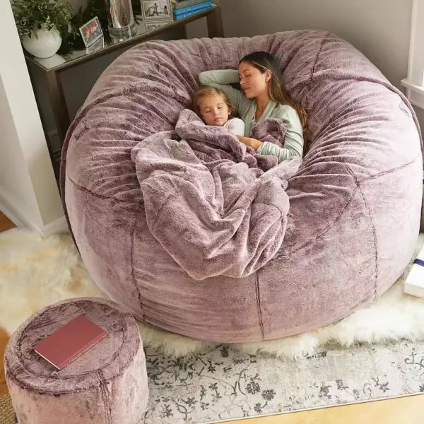 2022 New Bean Bag Sofa Bed Pouf No Filling Stuffed Giant Beanbag Relax Lounge Chair Tatami Futon Floor Seat Furniture