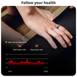 [2024] COLMI R06 Smart Ring Men Women Heart Rate and Blood Oxygen Monitor IP68 & 5ATM Waterproof Multi-sport Mode
