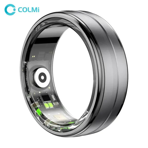 [2024] COLMI R06 Smart Ring Men Women Heart Rate and Blood Oxygen Monitor IP68 & 5ATM Waterproof Multi-sport Mode