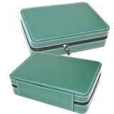 Watch Storage Boxes Leatherette Zipper Multifunctional Display