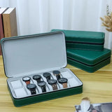 Watch Storage Boxes Leatherette Zipper Multifunctional Display