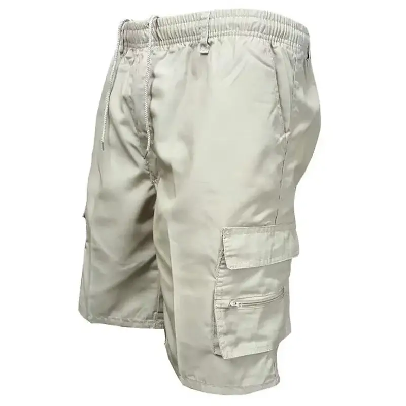 2024 New cargo shorts Fashion casual shorts Running shorts - off-white / M