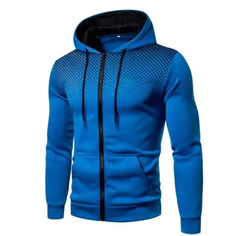 2024 New Men’s Hoodie Jacket Streetwear Long Sleeve Sweatshirts Zipper Hooded Pullover Male Sportswear Men Clothing