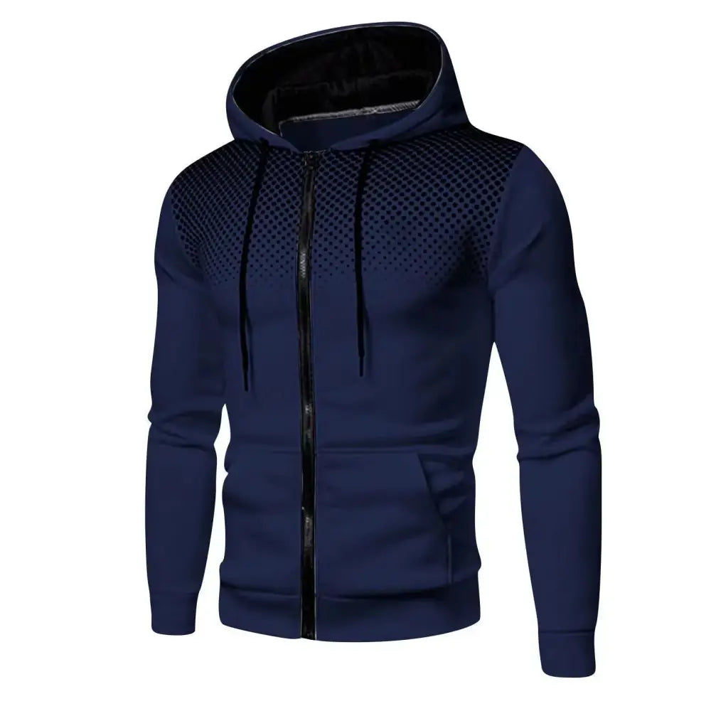 2024 New Men’s Hoodie Jacket Streetwear Long Sleeve Sweatshirts Zipper Hooded Pullover Male Sportswear Men Clothing