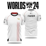 T1 Esports Team Jersey – LOL World Finals Fan T-Shirt for Men
