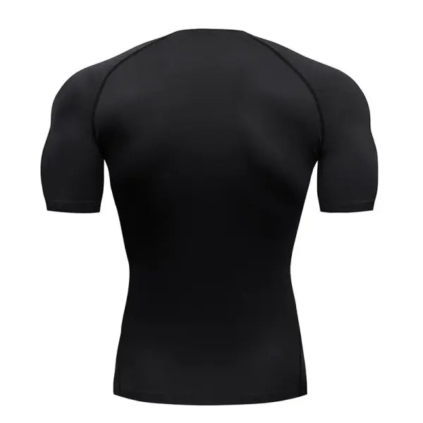 Men’s Spider Print Compression Shirt – Quick-Dry Breathable Gym & Running Tee (M–3XL)