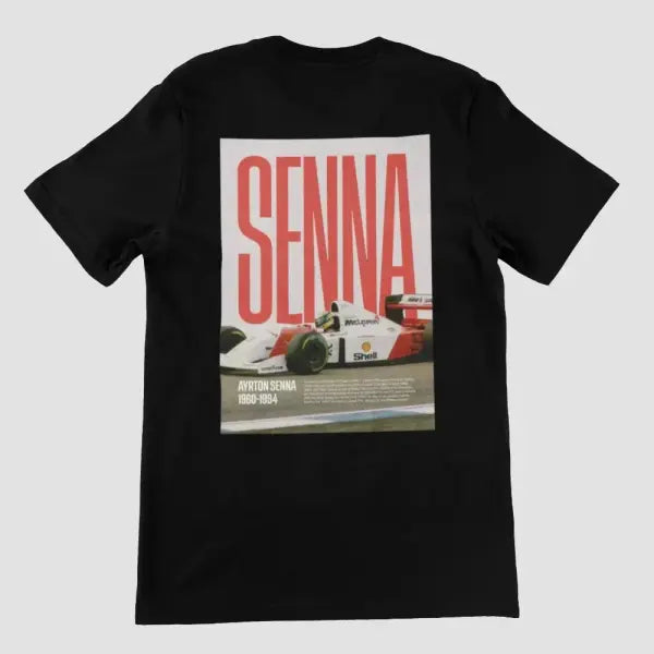 Ayrton Senna Formula 1 Graphic T-Shirt – Y2K Unisex Tee for Men & Women Gym & Casual Top - 4 / XXL