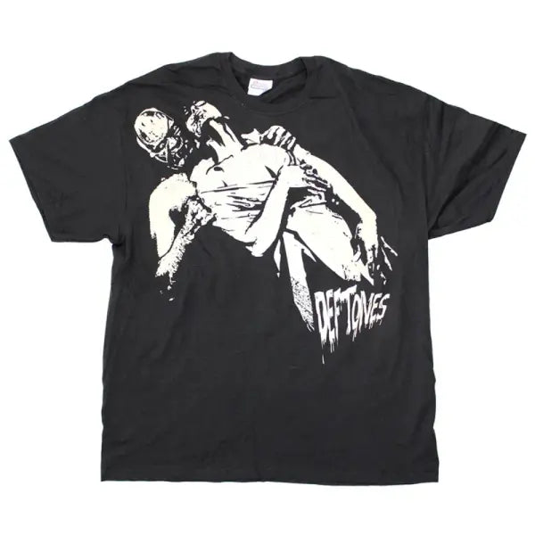 Deftones Band T-Shirt – Unisex Cotton Rock Tee Oversized Summer Short Sleeve Top - 10 / L