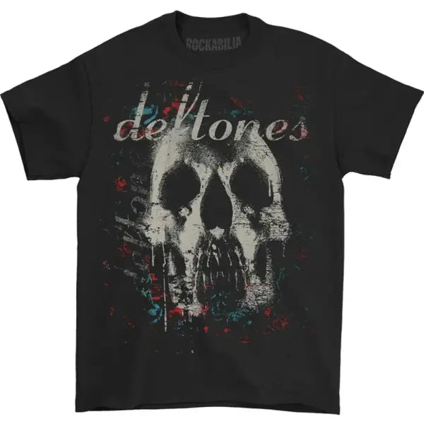 Deftones Band T-Shirt – Unisex Cotton Rock Tee Oversized Summer Short Sleeve Top - 14 / L