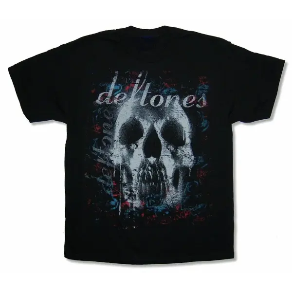Deftones Band T-Shirt – Unisex Cotton Rock Tee Oversized Summer Short Sleeve Top - 3 / XXL