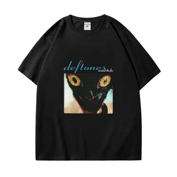 Deftones Band T-Shirt – Unisex Cotton Rock Tee Oversized Summer Short Sleeve Top - 7 / XXL