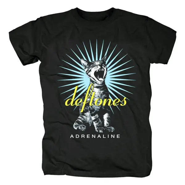 Deftones Band T-Shirt – Unisex Cotton Rock Tee Oversized Summer Short Sleeve Top - 4 / L