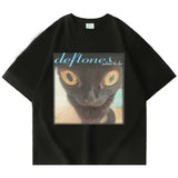 Deftones Band T-Shirt – Unisex Cotton Rock Tee Oversized Summer Short Sleeve Top - 17 / S