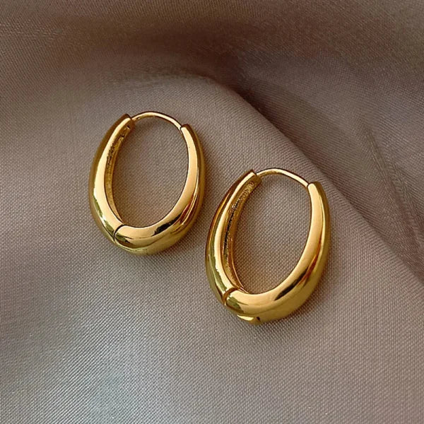 2025 Fashion French Hoop Earrings – Vintage Metal Jewelry Gift - Himpall