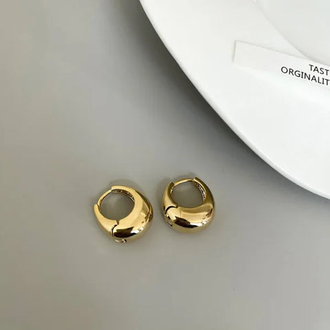 2025 Fashion French Hoop Earrings – Vintage Metal Jewelry Gift - Himpall