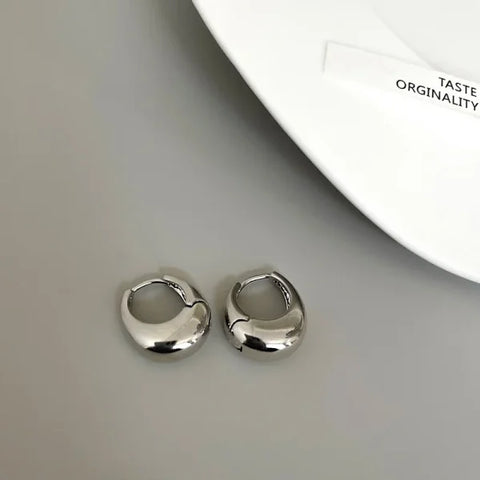 2025 Fashion French Hoop Earrings – Vintage Metal Jewelry Gift - Himpall