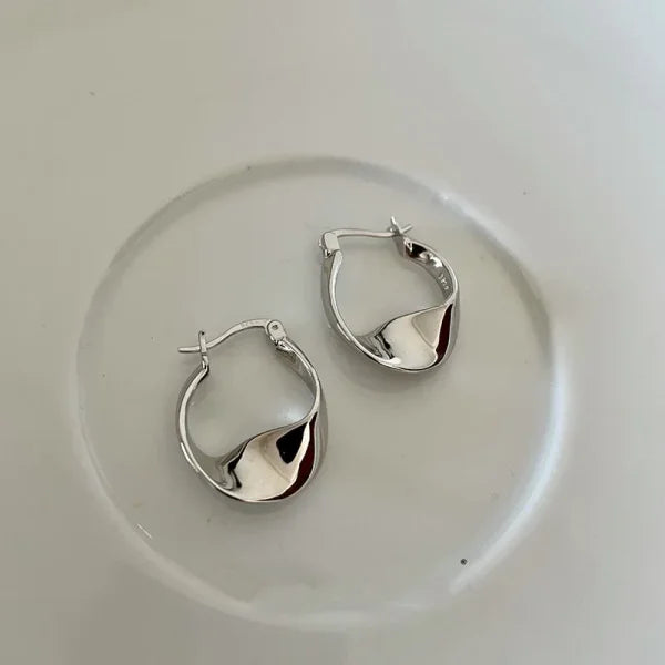 2025 Fashion French Hoop Earrings – Vintage Metal Jewelry Gift - Himpall