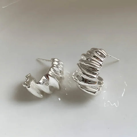 2025 Fashion French Hoop Earrings – Vintage Metal Jewelry Gift - Himpall