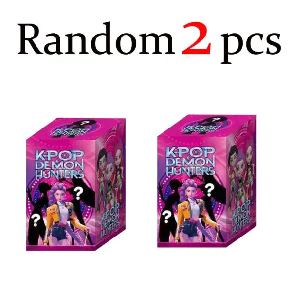 Hot Anime K-Pop Devil Hunter Vinyl Toy – Rumi Mira & Zoi Collectible Doll - Random 2 pcs