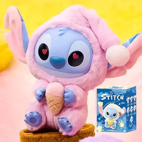 Stitch “Eat Something Before Sleep” Blind Box – Cute Vinyl & Plush Mystery Bag Pendant Toy - With box 5