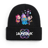 2025 K-pops Demons Hunters Knitted Hats Men Women’s Kawaii Hats Outdoor Warm Hat Anime Mira Rumi Zoey Cosplay Cap