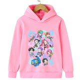 K-Pop Demon Hunter Hoodie – Warm Cartoon Sweatshirt for Boys & Girls Korean Wave Casual Top - 11 / 100 cm