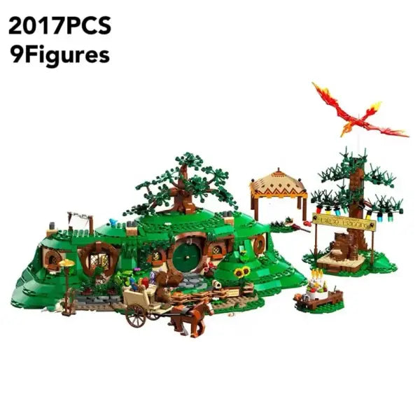 New 2017pcs Shire Modular Castle Building Blocks DIY Creative MOC Model Toy Gift - 2017pcs / CHINA
