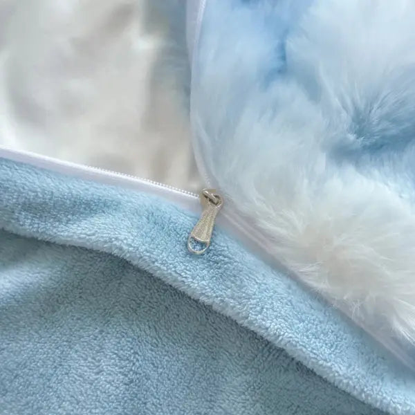 2025 New Class A Bubble Rabbit Fleece Quilt Cover Thicken The Warm Duvet Cover in Autumn and Winter Skin-friendly