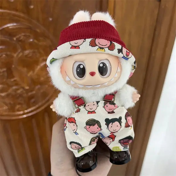Labubu 17cm Doll Clothes – K-Pop EXO Style Outfits & Accessories for Labubu V1/V2 Figures - LBB-174 / No dolls No shoes
