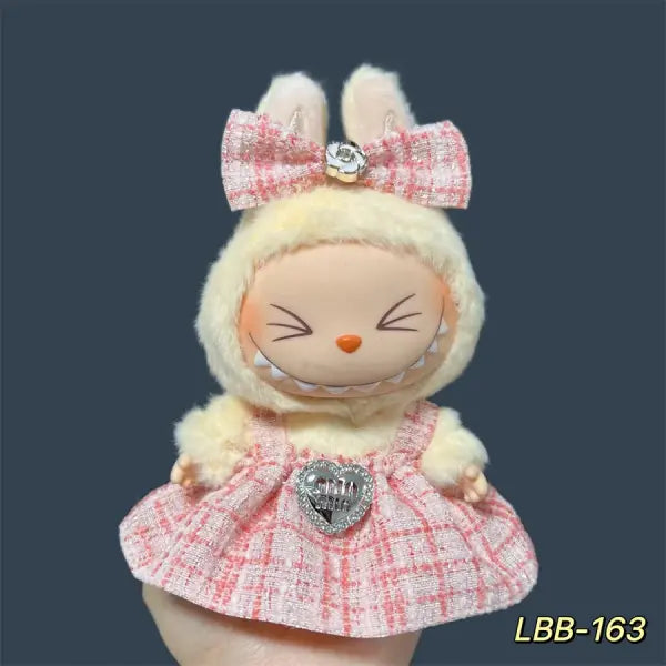 Labubu 17cm Doll Clothes – K-Pop EXO Style Outfits & Accessories for Labubu V1/V2 Figures - LBB-163 / No dolls No shoes