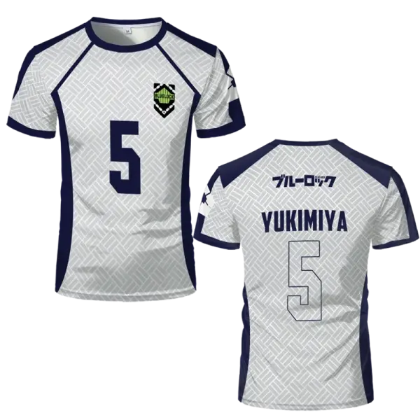 Blue Lock Anime Nagi Soccer Jersey – Men Women & Kids Short Sleeve Sports Tee - Tshirt-SZF50829 / 2XL