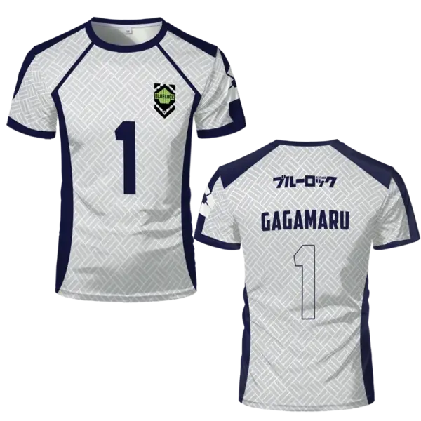 Blue Lock Anime Nagi Soccer Jersey – Men Women & Kids Short Sleeve Sports Tee - Tshirt-SZF50826 / 110 (5T)