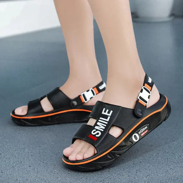 2025 New Men’s Massage Slippers Indoor Outdoor Sandals Beach Comfortable Soft Slides Clogs Casual Shoes Men Women Home