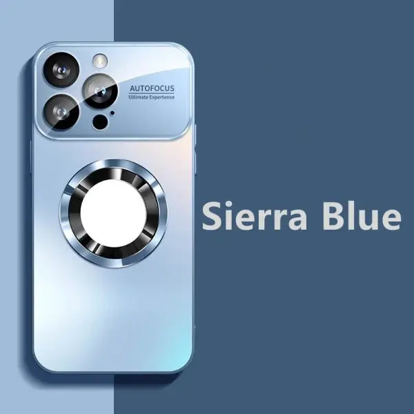 Titanium Matte iPhone Case – Magnetic MagSafe Cover with Lens Protection for iPhone 17/16/15/14/13/12/11 Pro Max/Plus