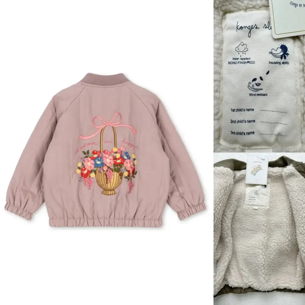 2025 New Winter Brand Baby Boys Jackets Lambswool Cartoon Sequin Outerwear Kids Clothes Girls Windproof Coat Flight