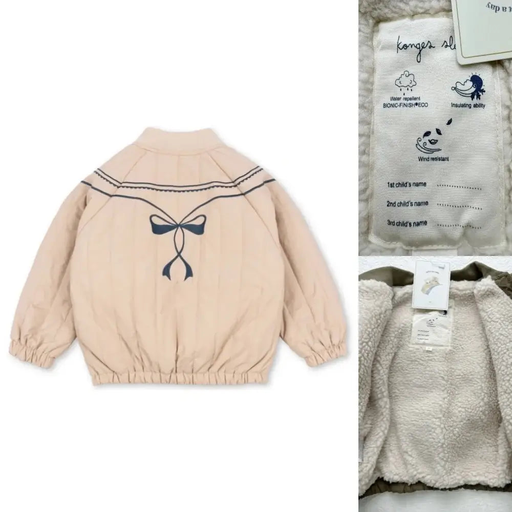 2025 New Winter Brand Baby Boys Jackets Lambswool Cartoon Sequin Outerwear Kids Clothes Girls Windproof Coat Flight