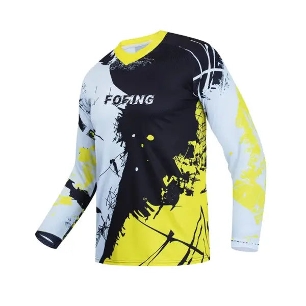 Men’s MTB Downhill Racing Jersey – Breathable Mountain Bike & Motocross Shirt - G-15 / 2XL