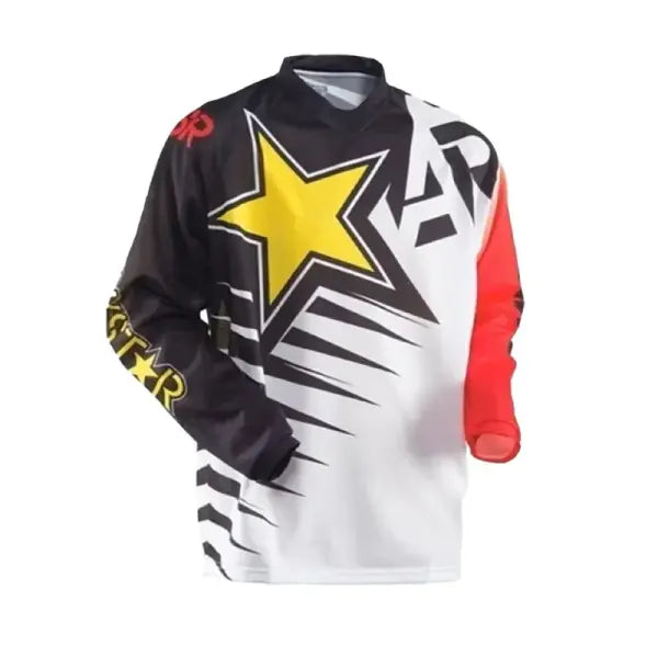 Men’s MTB Downhill Racing Jersey – Breathable Mountain Bike & Motocross Shirt - G-12 / XS（old）