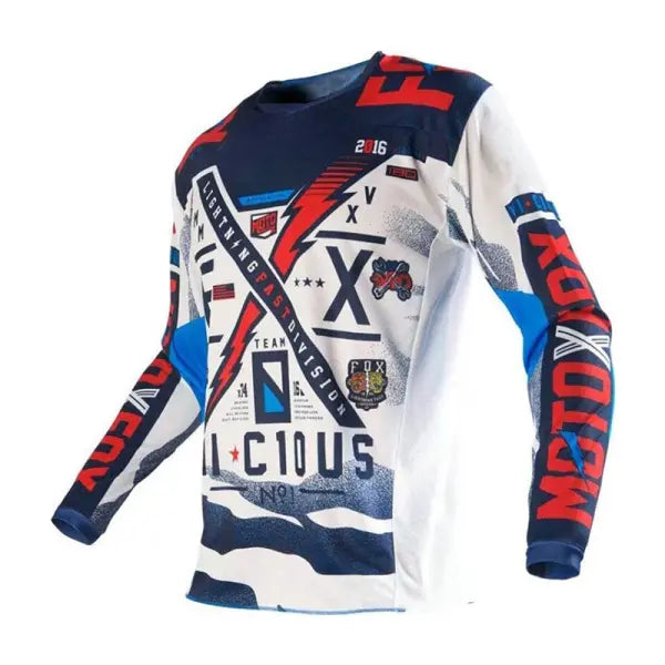 Men’s MTB Downhill Racing Jersey – Breathable Mountain Bike & Motocross Shirt - G-21 / 2XL