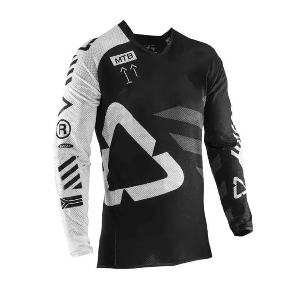 Men’s MTB Downhill Racing Jersey – Breathable Mountain Bike & Motocross Shirt - G-03c / 2XL
