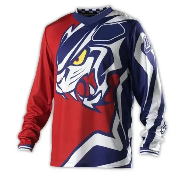 Men’s MTB Downhill Racing Jersey – Breathable Mountain Bike & Motocross Shirt - G-20 / XS（old）