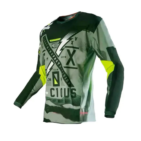 Men’s MTB Downhill Racing Jersey – Breathable Mountain Bike & Motocross Shirt - G-04 / XS（old）