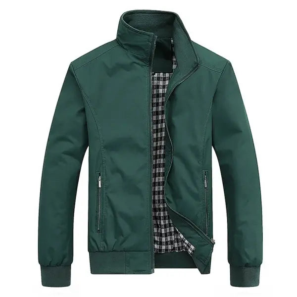 Slim Bomber Jacket Polyester Cotton Up to 8XL Four Seasons - XXXL / 0149 green