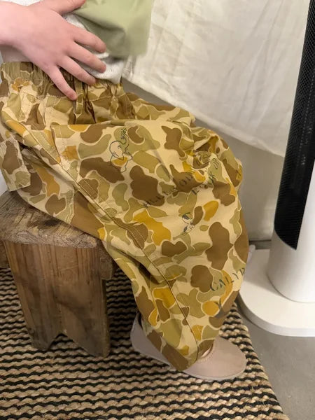 2025 Spring Kids Cotton Trousers – Graffiti Camouflage Loose Pants for Boys & Girls - Himpall