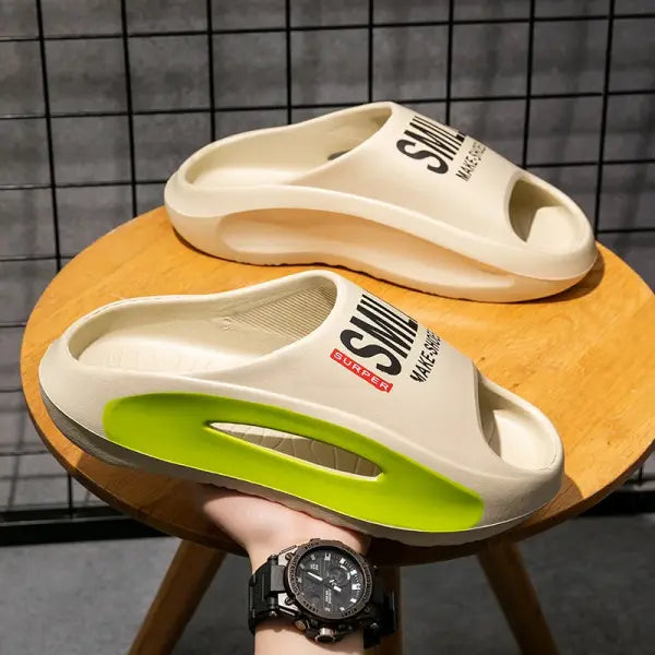 2025 Summer and Spring Support Slides for Women and Mens | Cushioned Thick Sole Pain Relief Slippers|Shower Slipper