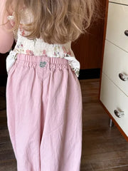 2025 Summer Girls Cotton Lantern Pants – Loose Lightweight Mosquito-Resistant Trousers for Kids - Himpall